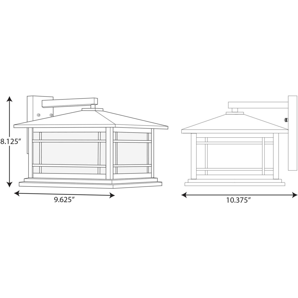 Oakcliff Outdoor Wall Lantern, Medium