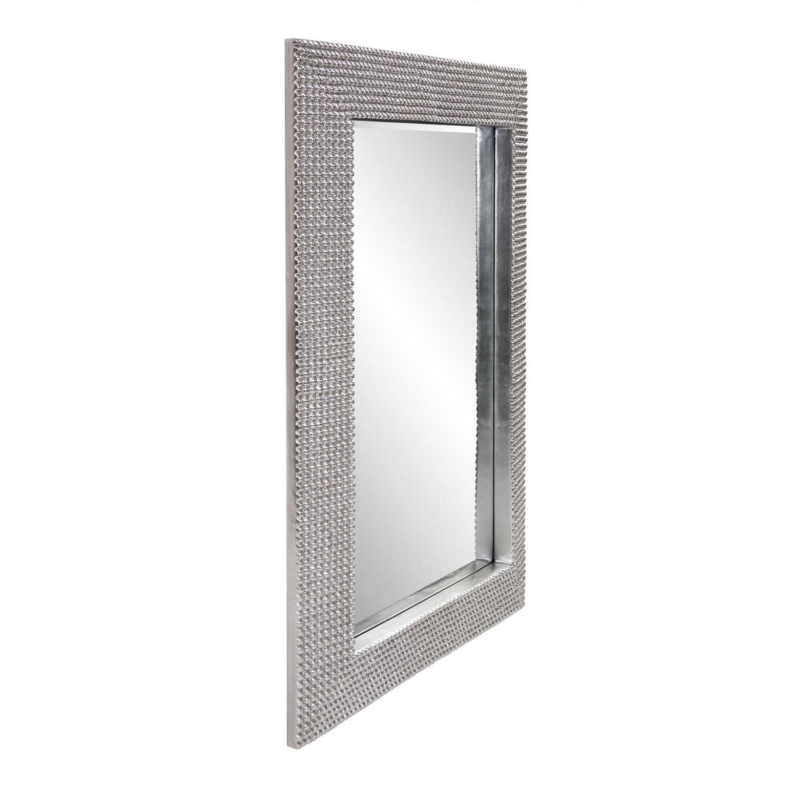 Lancelot 40 X 30 inch Nickel Mirror