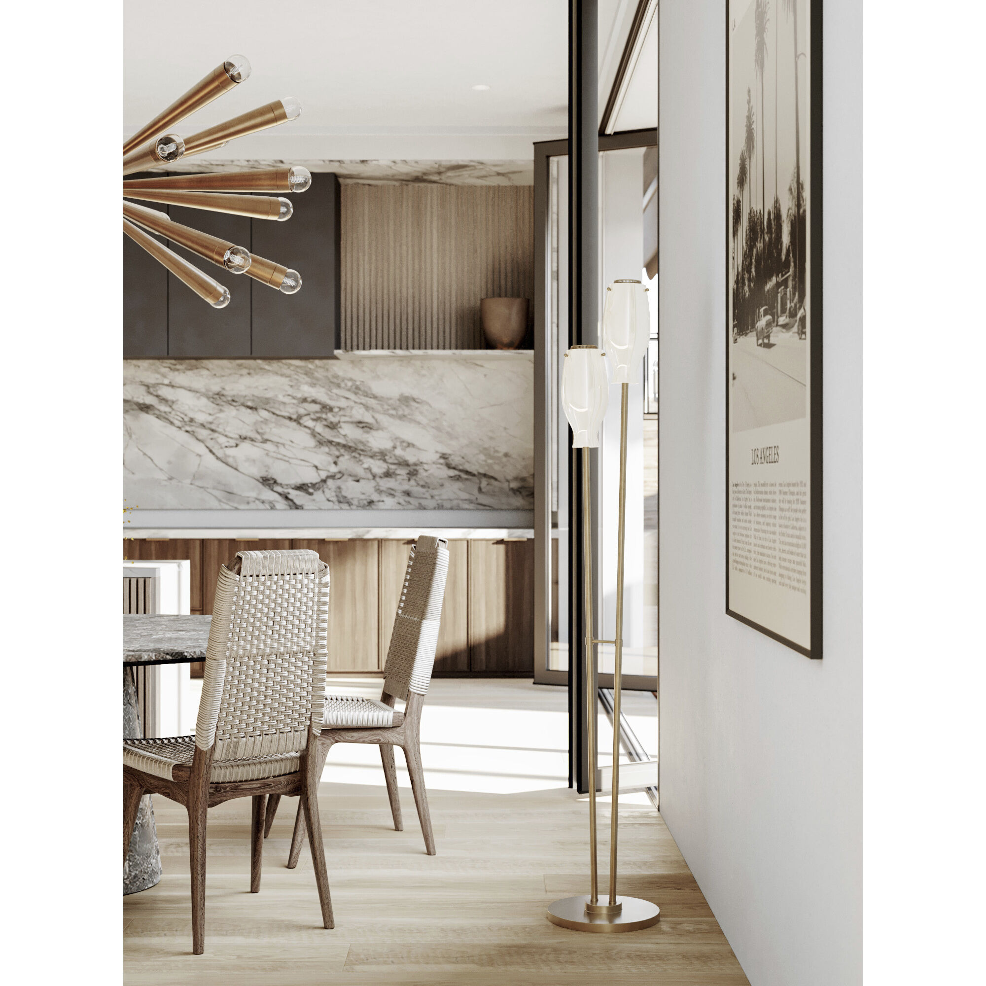 Keanu 24 Light 40.25 inch Patina Brass Chandelier Ceiling Light