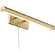 Sunset 17 watt 22.5 inch Aged Brass Picture Light Wall Light