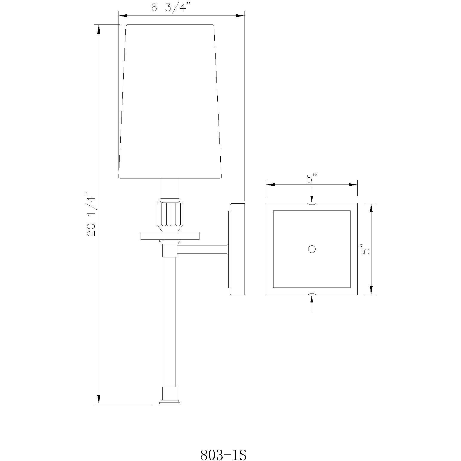 Sophia 1 Light 5.5 inch Brushed Nickel Wall Sconce Wall Light