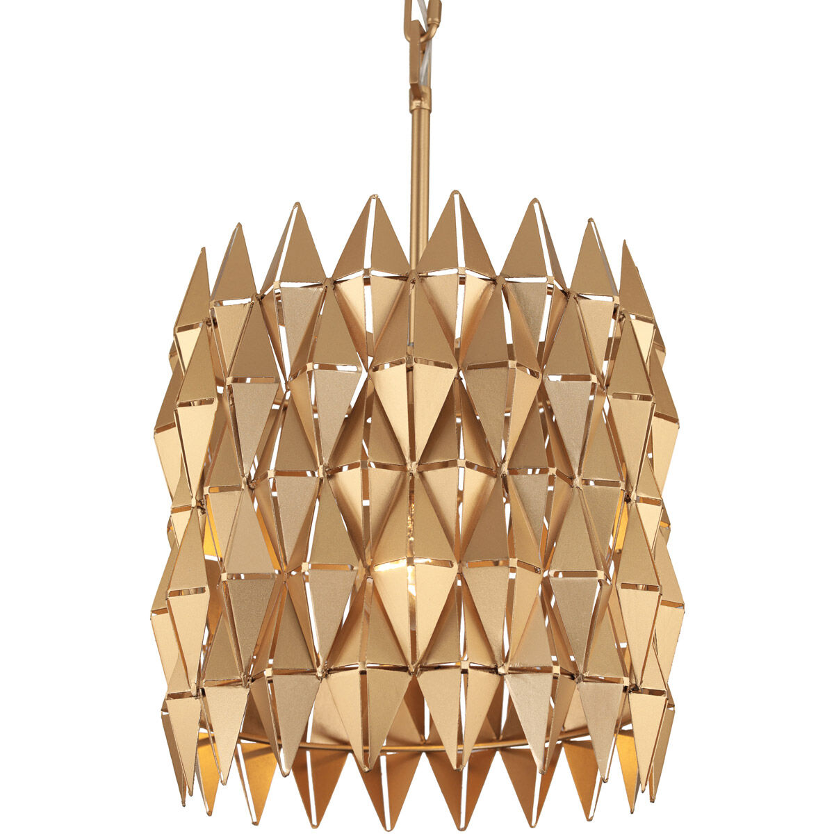 Forever 1 Light 12 inch French Gold Pendant Ceiling Light