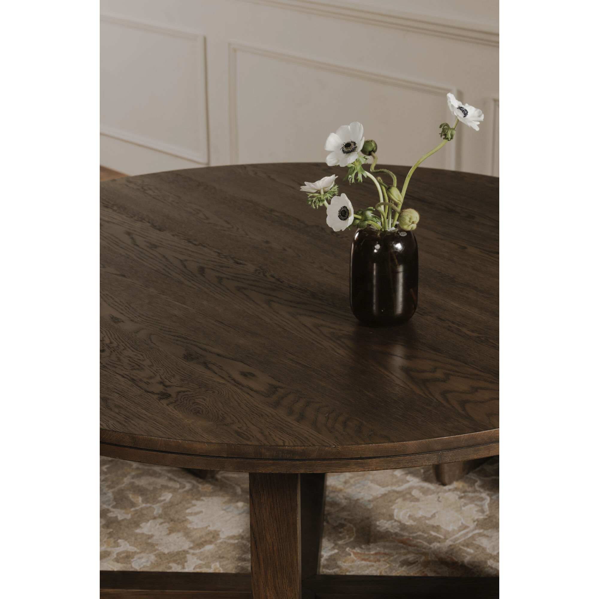 Joel 60 X 60 inch Dark Brown Dining Table