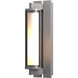 Fuse 1 Light 17 inch Coastal Burnished Steel Outdoor Sconce