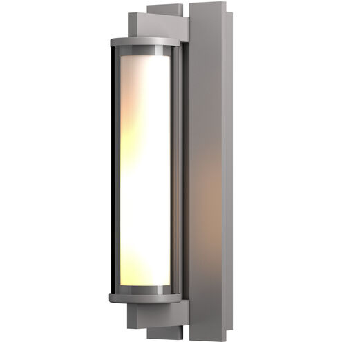 Fuse 1 Light 17 inch Coastal Burnished Steel Outdoor Sconce