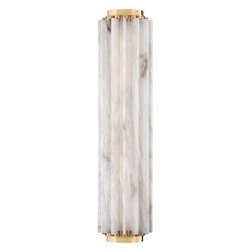 Hillside LED 6 inch Aged Brass ADA Wall Sconce Wall Light