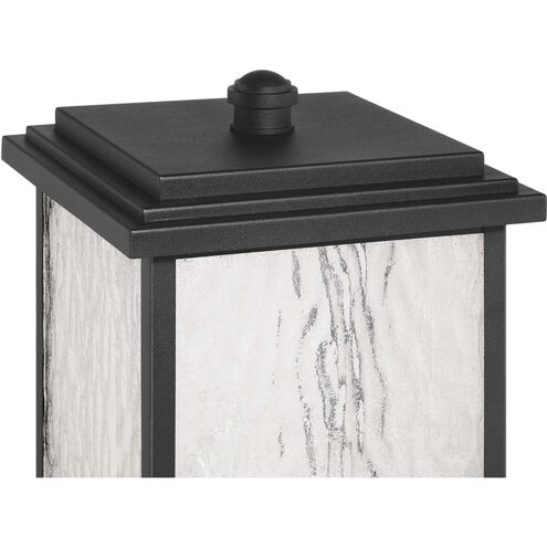 Estate 3 Light 20 inch Black and Brass Outdoor Post Light