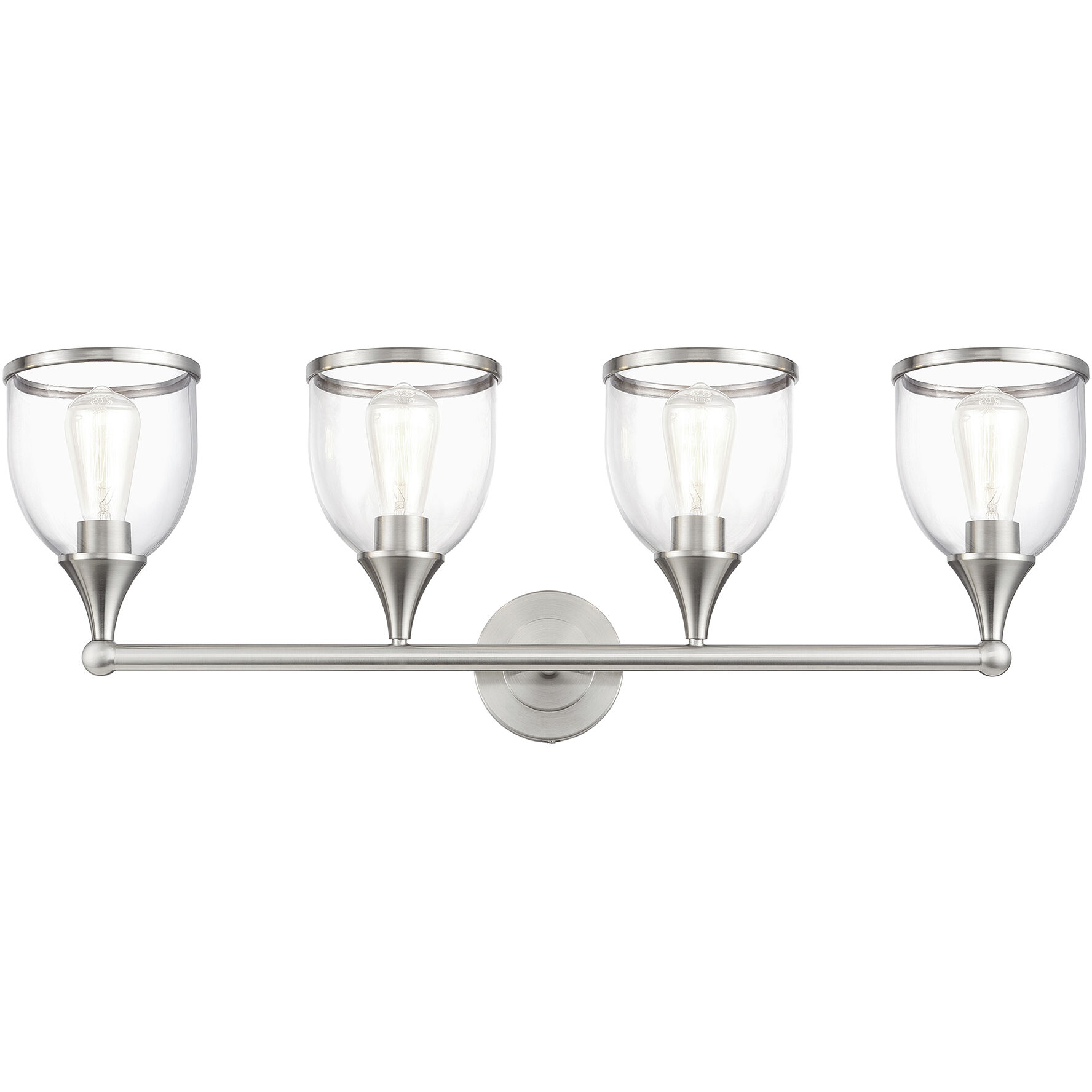 Ashridge 4 Light 35.75 inch Brushed Nickel Vanity Wall Sconce Wall Light