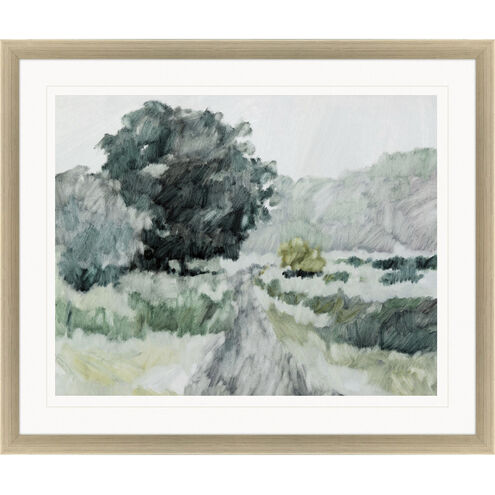 Countryside Ramble Green Framed Art