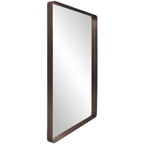 Steele 40 X 30 inch Brass Mirror