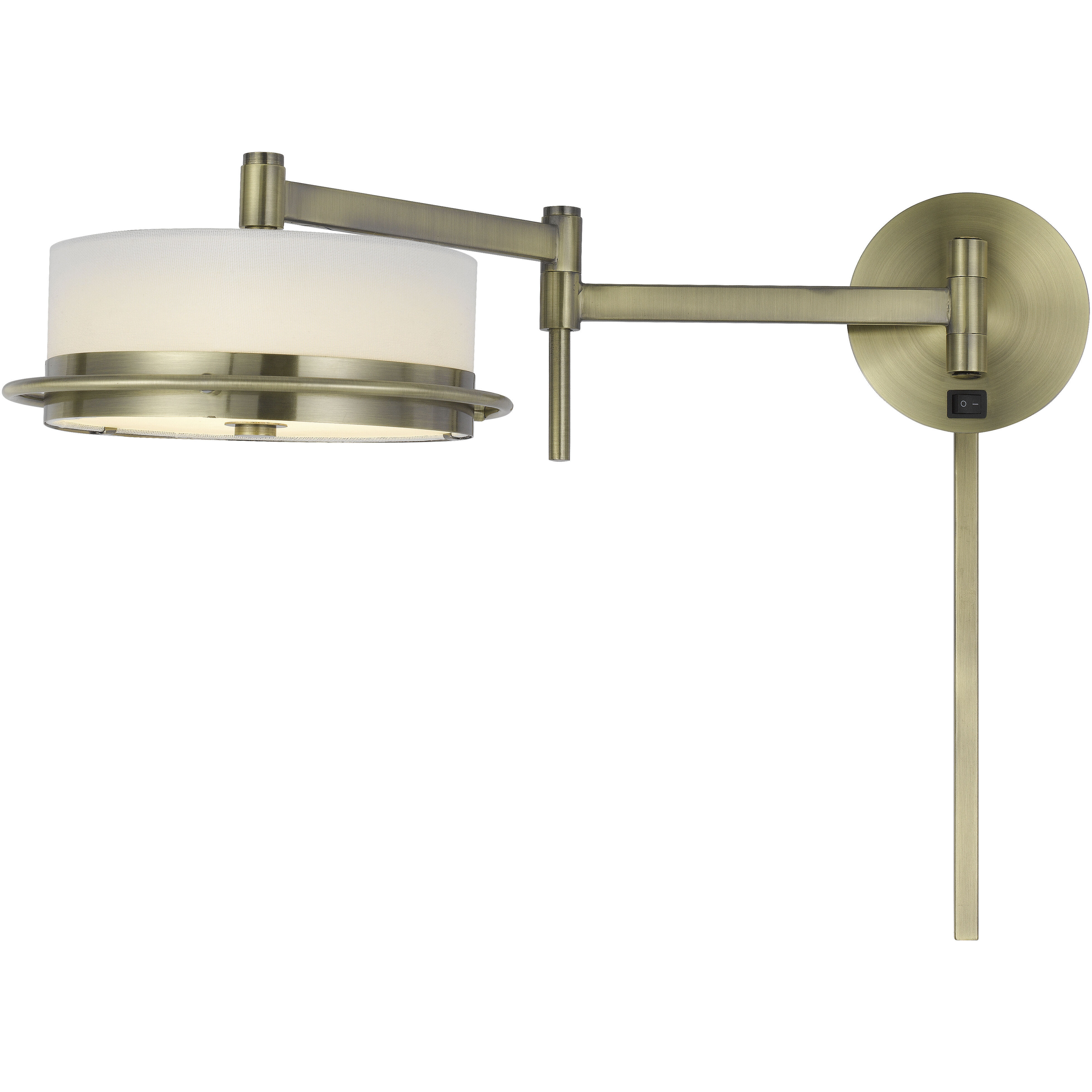 Sarnen LED 5 inch Antique Brass Wall Lamp Wall Light