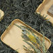 Utopia Natural and Antique Brass Footed Tray