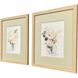 Creamy Blooms Pink and Green Framed Art, Propac