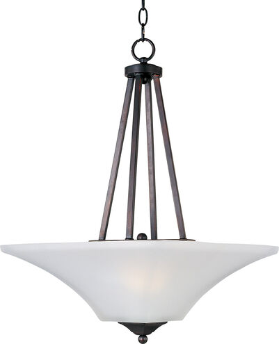 Aurora 2 Light 16 inch Oil Rubbed Bronze Invert Bowl Pendant Ceiling Light