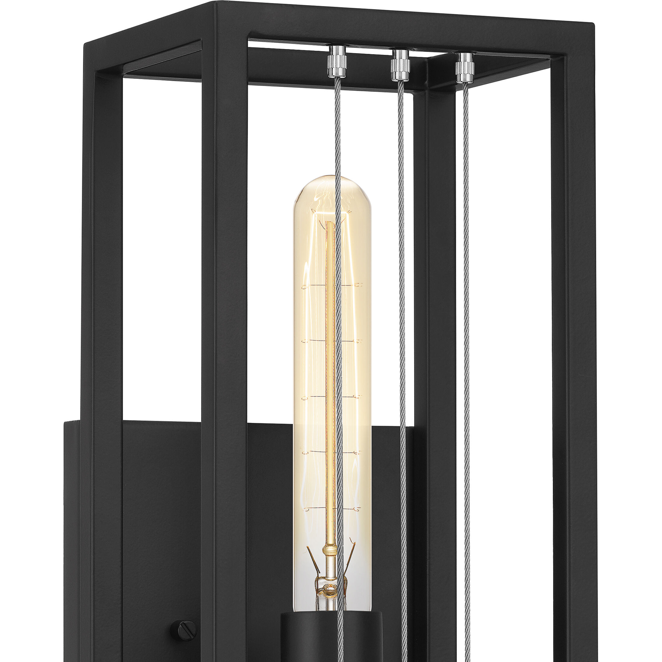 Awendaw 1 Light 6 inch Matte Black Wall Sconce Wall Light, Small