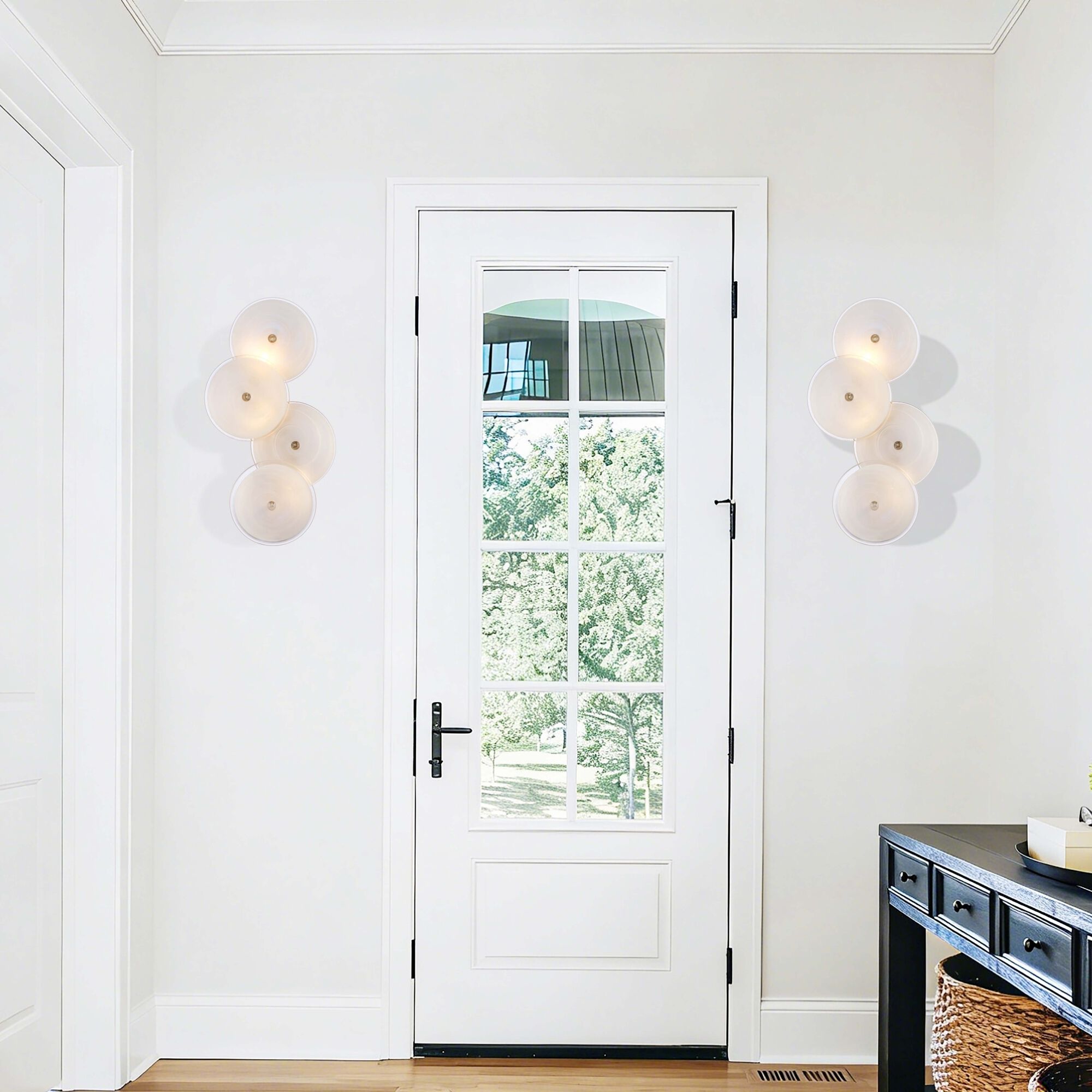 Tallulah 3 Light 6.5 inch Lacquered Gold Sconce Wall Light