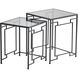 Galleria 22 X 18 inch Noir Tables, Set of 2