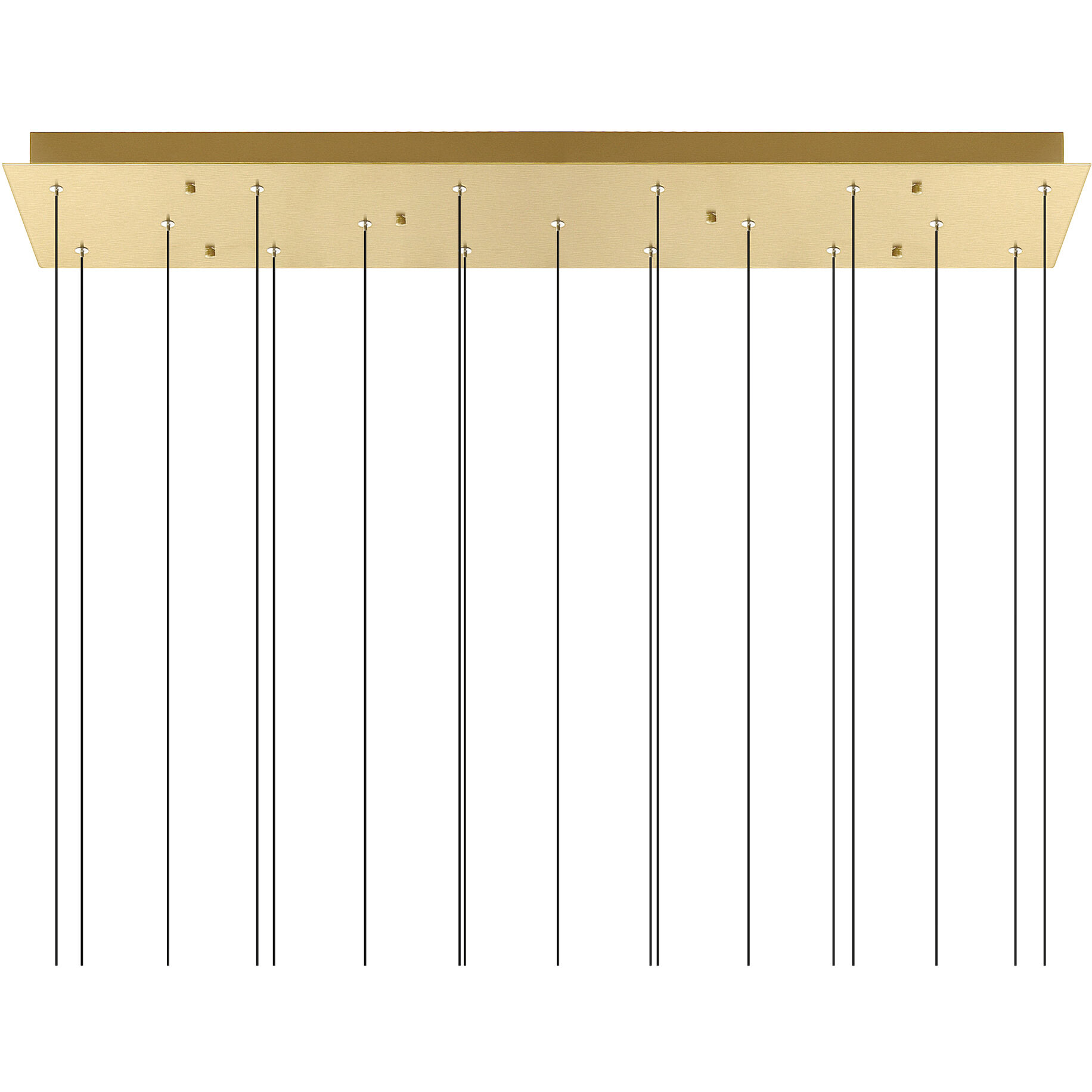 Greta LED 48 inch Brass Chandelier Ceiling Light