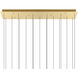 Greta LED 48 inch Brass Chandelier Ceiling Light