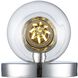 Auburn 2 Light 5 inch Polished Chrome Wall Sconce Wall Light