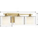 Seville 3 Light 22.75 inch Legacy Brass Vanity Wall Light