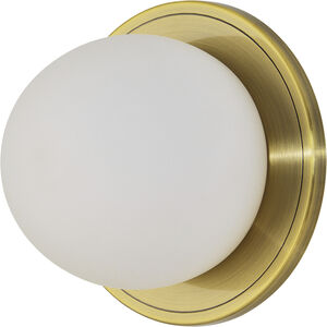 Hugo LED 6.5 inch Antique Brushed Brass Wall Sconce Wall Light