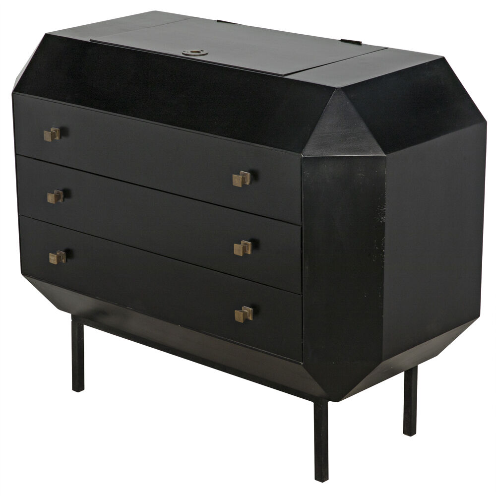 Rhiana Hand Rubbed Black Dresser