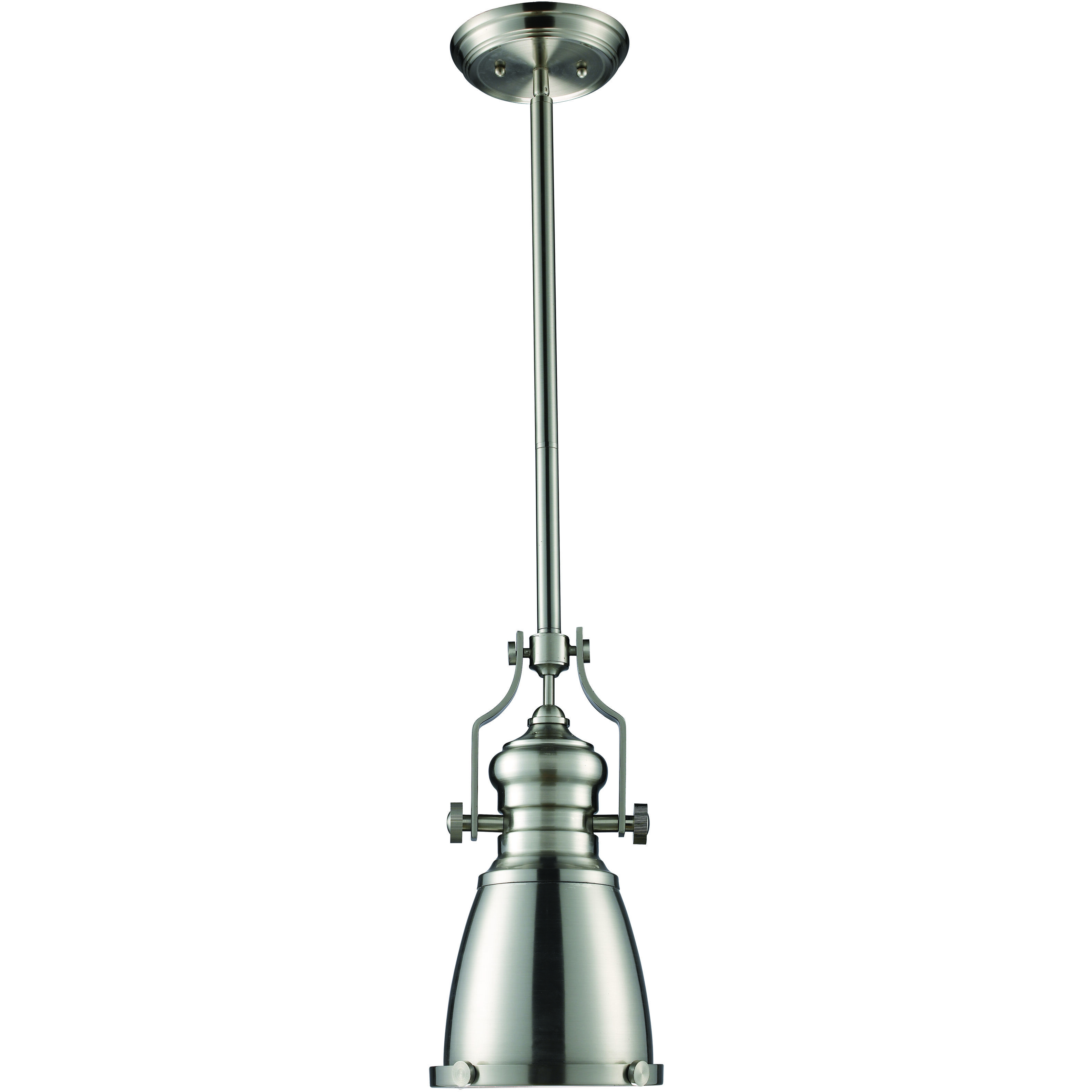 Chadwick 1 Light 7.5 inch Satin Nickel Mini Pendant Ceiling Light