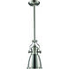Chadwick 1 Light 7.5 inch Satin Nickel Mini Pendant Ceiling Light