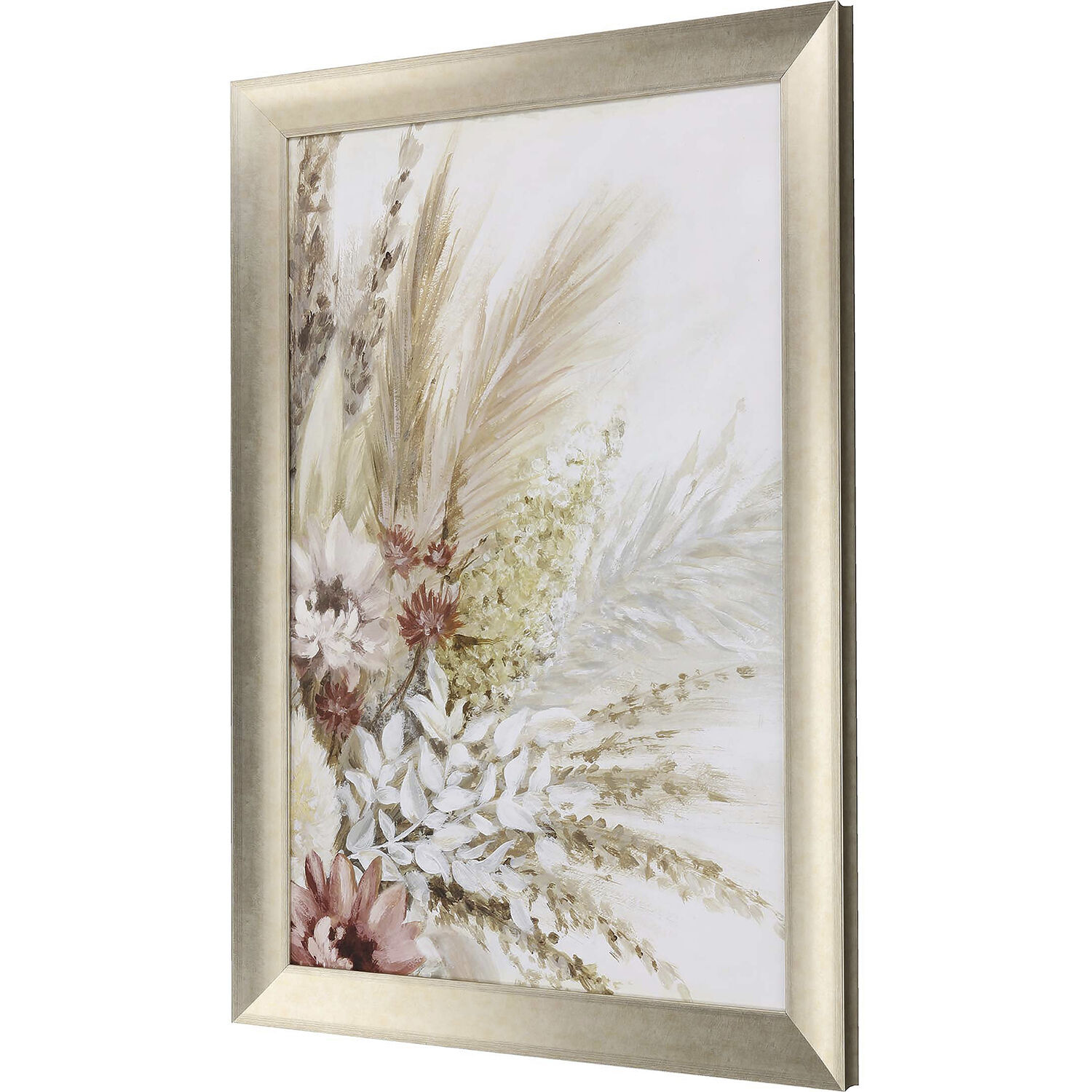 Send All Your Love Brown and Beige and Pink and Neutral Framed Art