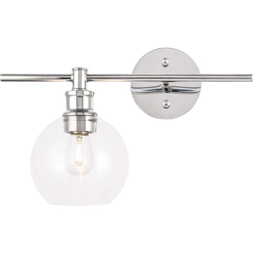 Collier 1 Light 14.7 inch Chrome Wall sconce Wall Light, Left