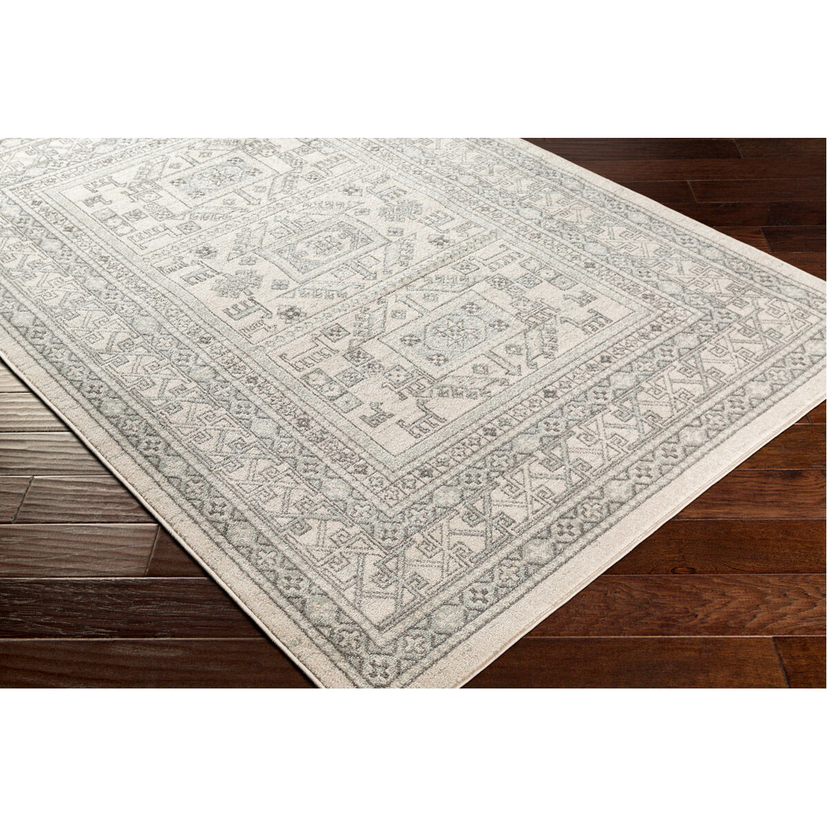 Chester 123 X 94 inch Charcoal/Beige/Medium Gray Rugs in 8 x 10, Rectangle