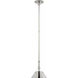 Thomas O'Brien Turlington LED 8.75 inch Polished Nickel Pendant Ceiling Light, Small
