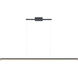 Hover LED 47.5 inch Black Multi-Light Pendant Ceiling Light