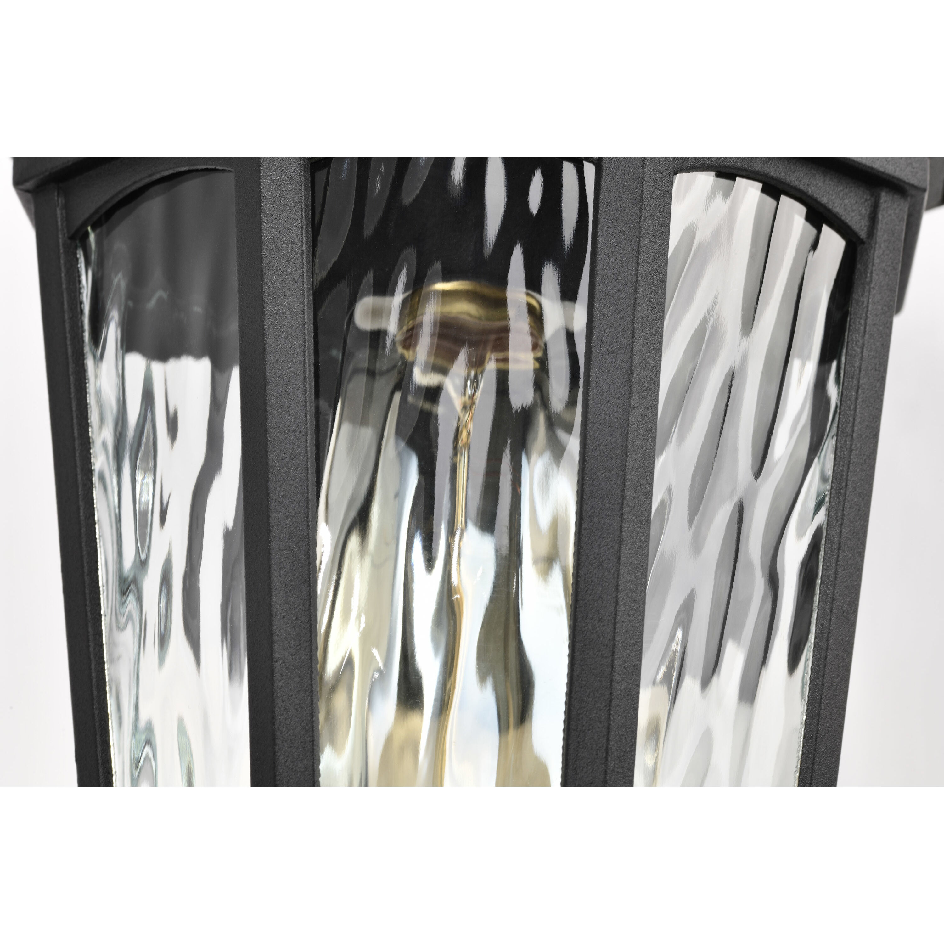 East River 12 inch Matte Black Outdoor Wall Lantern, Small