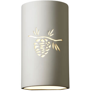 Sun Dagger 1 Light 13.75 inch Bisque Outdoor Wall Sconce in Incandescent
