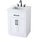 Alden 24 X 35 inch White Bathroom Vanity Cabinet