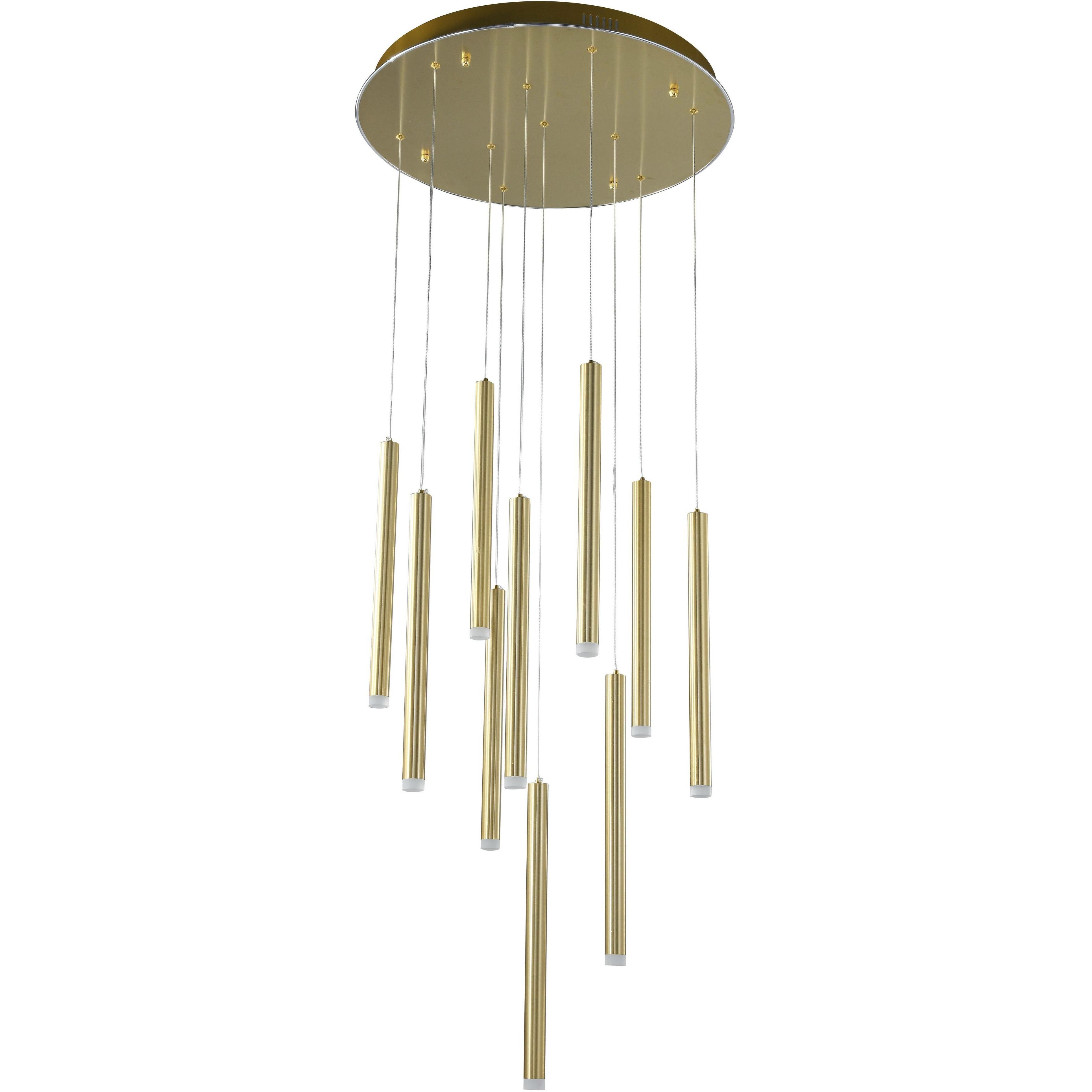 Canada LED 23.6 inch Gold Chandelier Ceiling Light