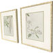 Kiku Green and Multi and Rust and Yellow Framed Art