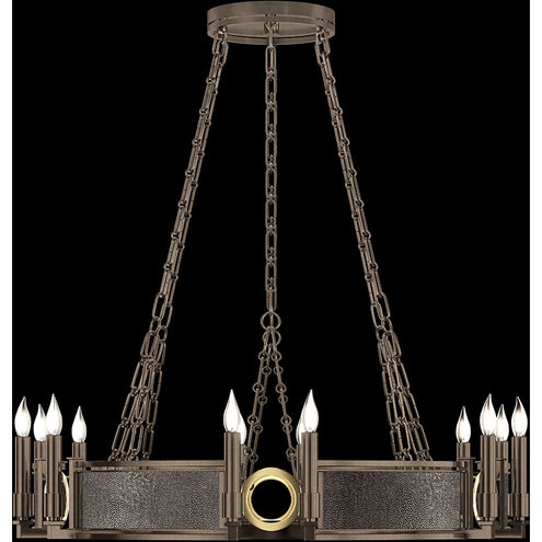 Mirage 12 Light 35.75 inch Bronze Chandelier Ceiling Light