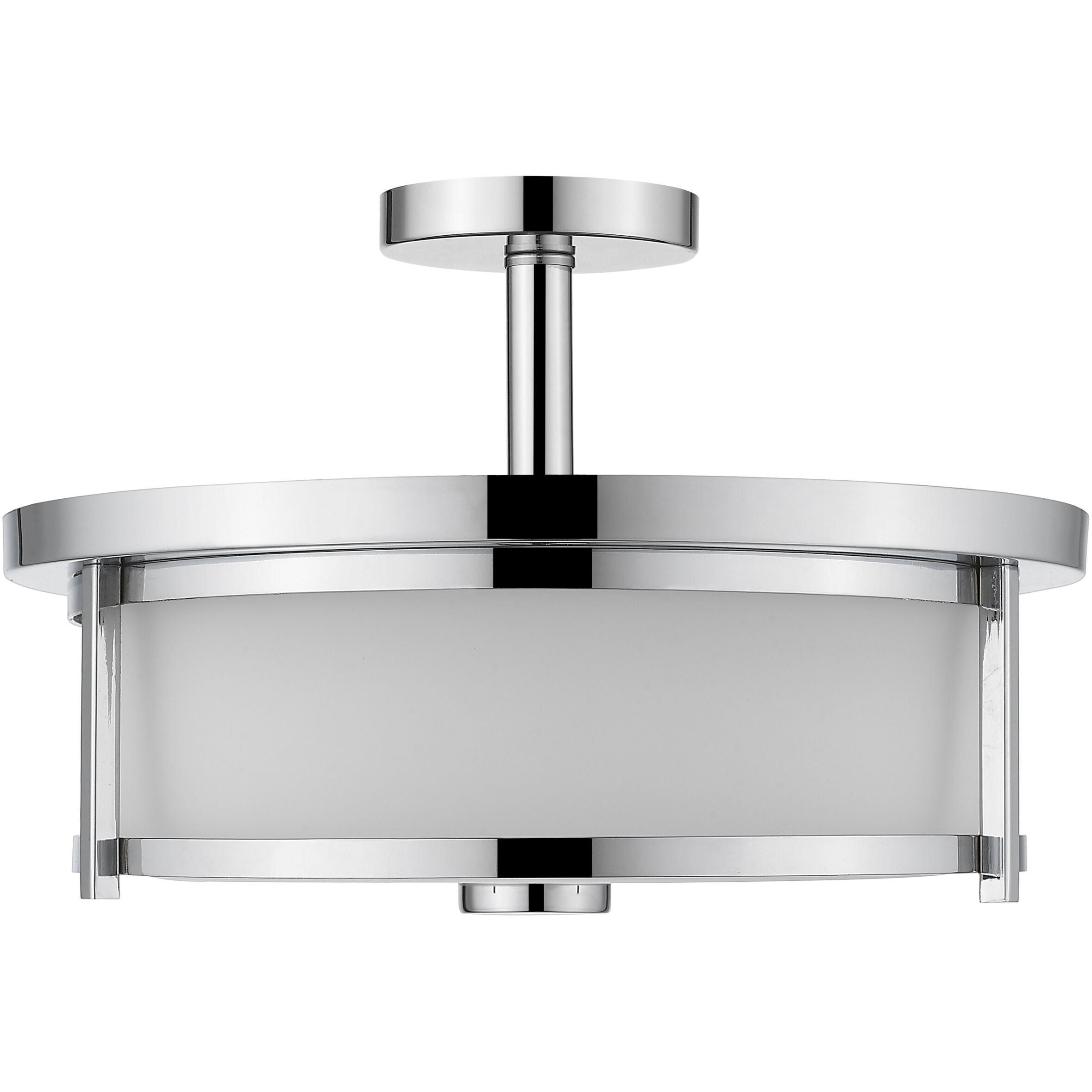 Chrome semi flush mount ceiling light online