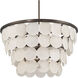 Olyra 12 Light 31.75 inch Plated Dark Bronze Convertible Pendant/Semi-Flush Mount Ceiling Light