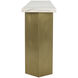 Shilo 64 X 15 inch Antique Brass Console