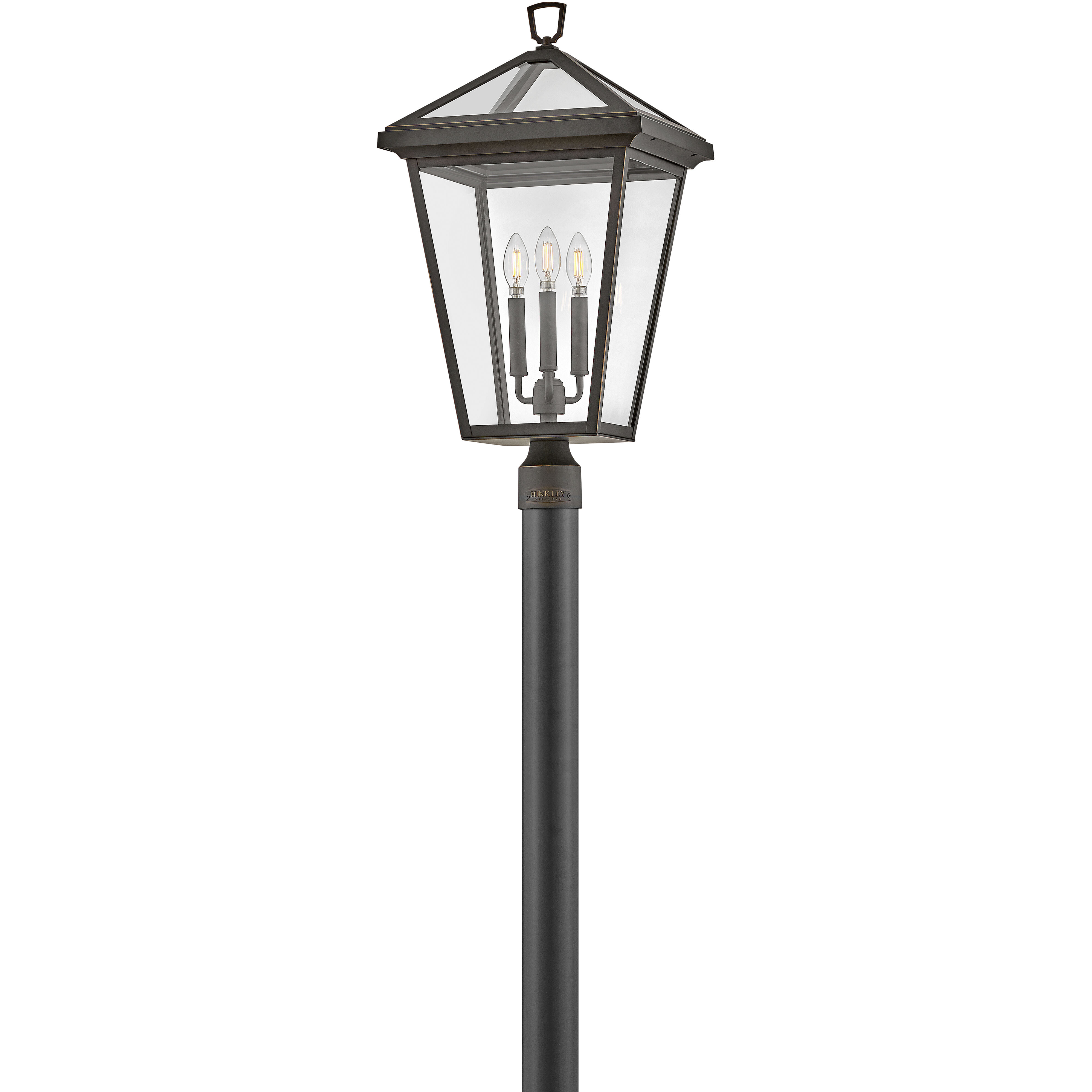 Estate Series Alford Place 26 inch Oil Rubbed Bronze Outdoor Post Mount Lantern in Non-LED