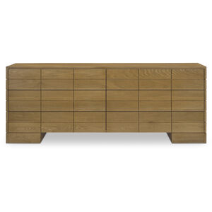 Gia Brown Dresser, 6 Drawer