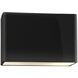 Ambiance LED 12 inch Matte Black ADA Wall Sconce Wall Light