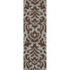 Market Place 96 X 30 inch Sage, Dark Brown Rug