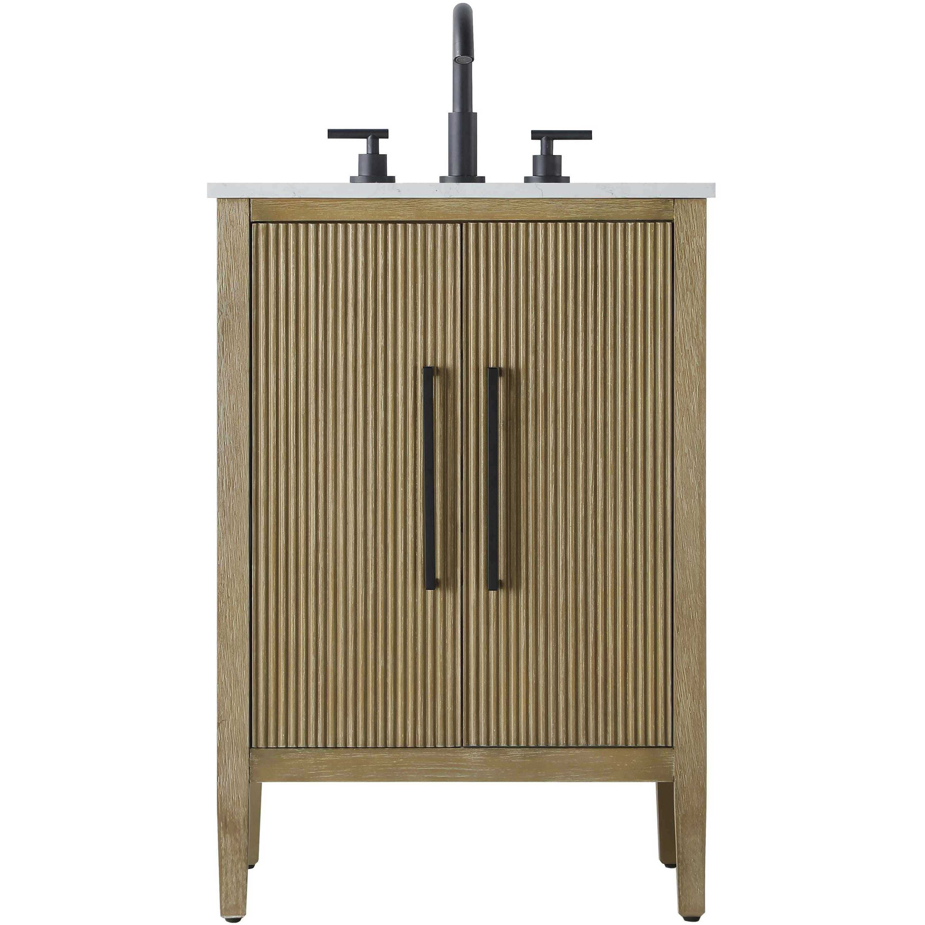 Blakely 24 X 35 inch Linen Oak Bathroom Vanity Cabinet