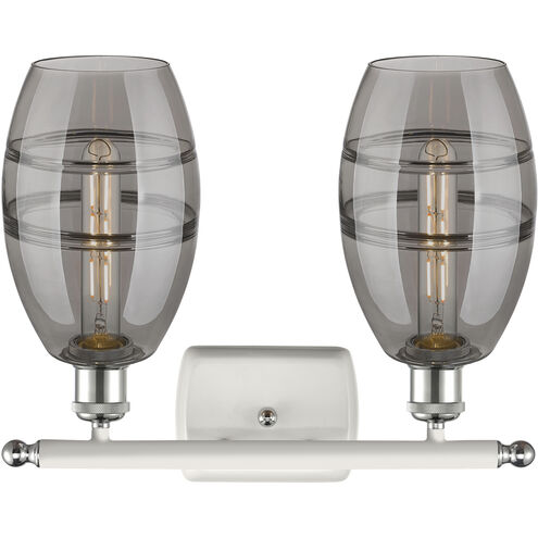 Ballston Vaz 2 Light 15.88 inch White Polished Chrome Bath Vanity Light Wall Light