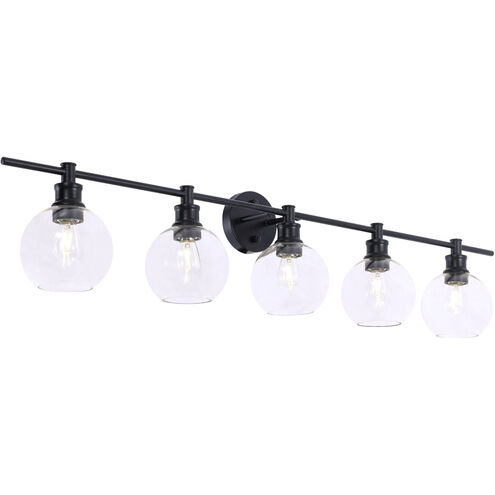 Collier 5 Light 47 inch Black Wall sconce Wall Light